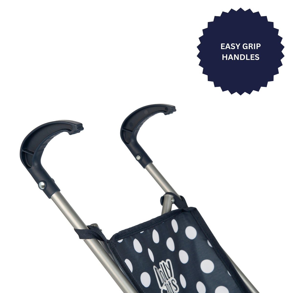 Dolly Tots Navy Dolls Stroller - Includes Doll