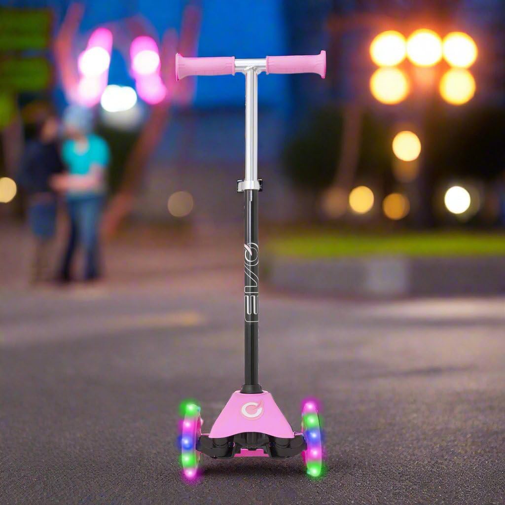 EVO Light Up Mini Cruiser Scooter  - Baby Pink Scooters