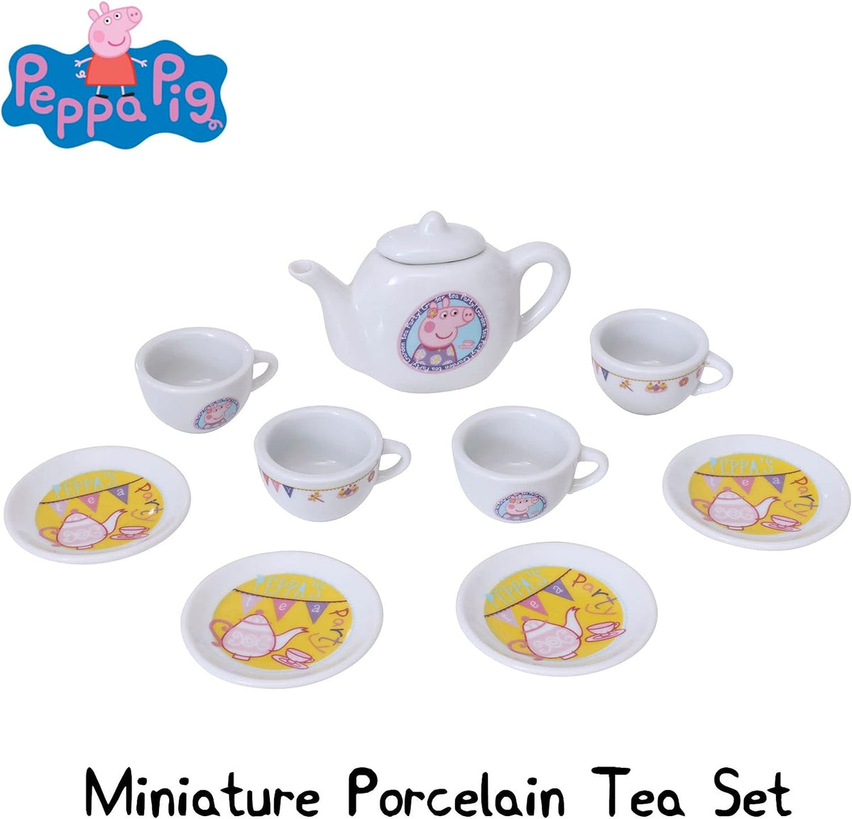 Peppa Pig Porcelain Tea Set Kitchens &amp; Household