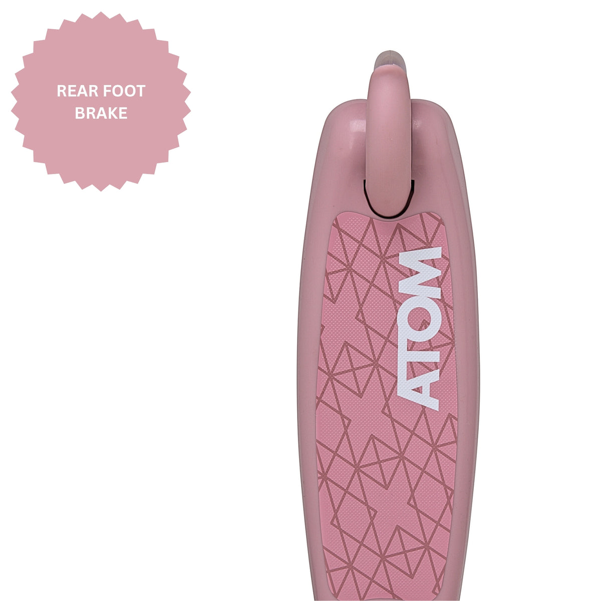 ATOM Light-Up Move &#39;N&#39; Groove Scooter in Pink – 3-Wheel Kids LED Scooter with Flashing Deck and Wheels for Ages 3+