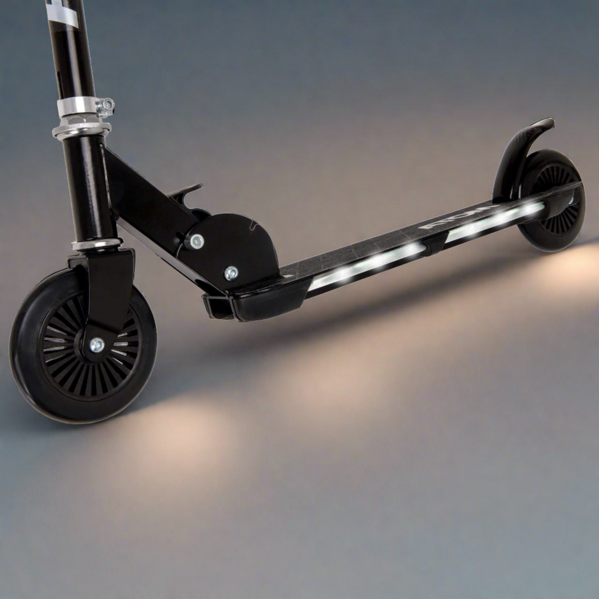 ATOM Light-Up Night Flash Scooter - Black