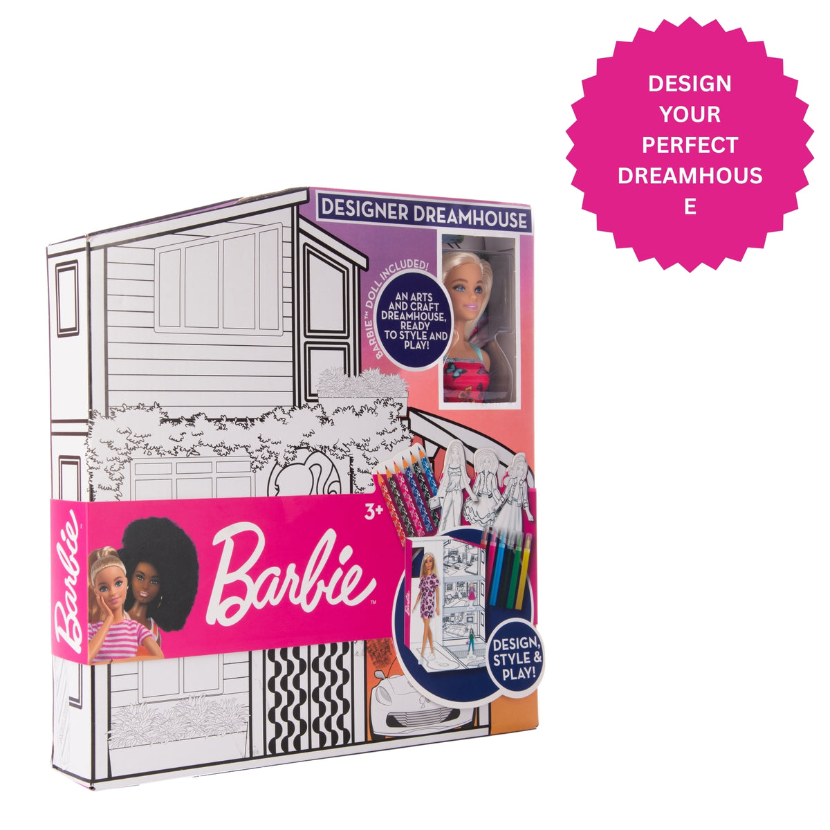 Barbie Designer Dream House &amp; Doll Craft Kits