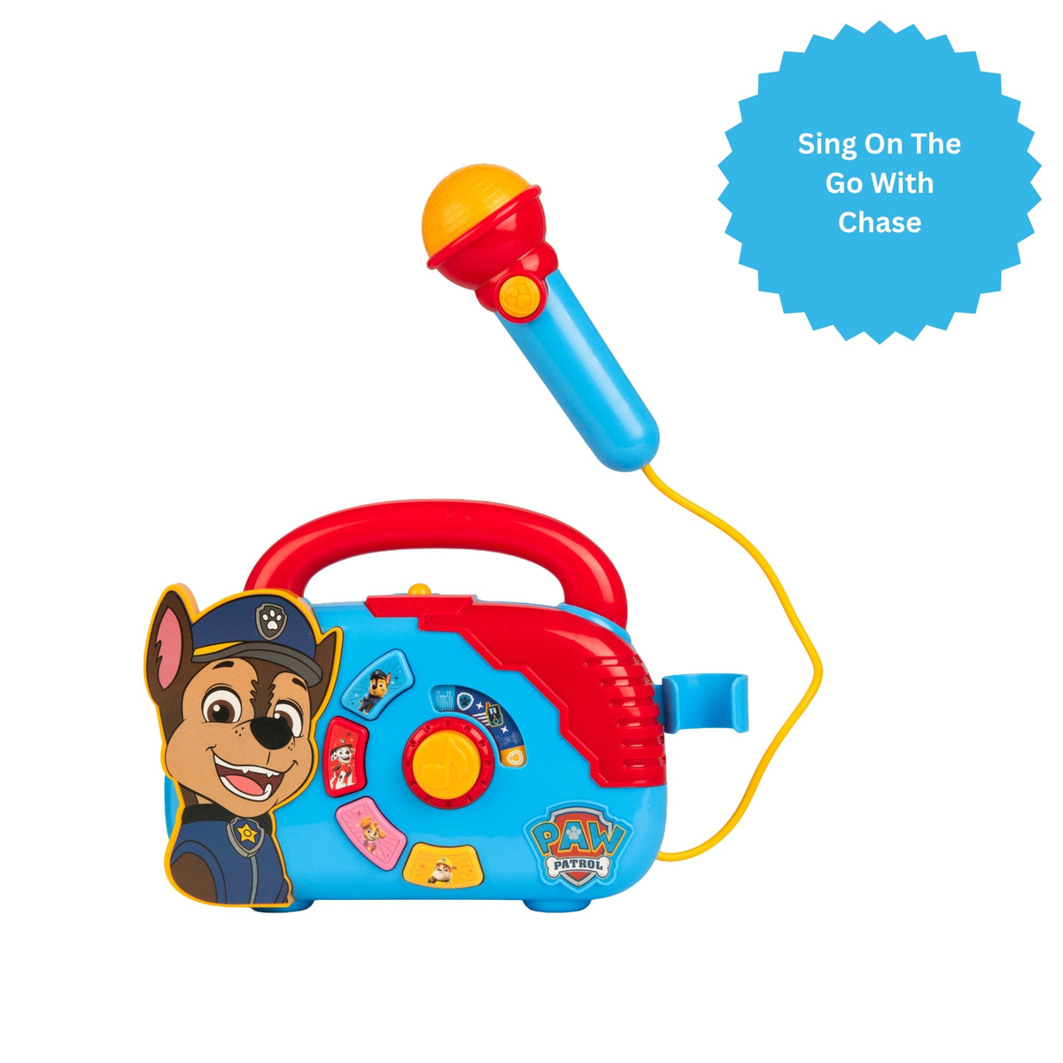 Paw Patrol Boombox &amp; Microphone - Chase