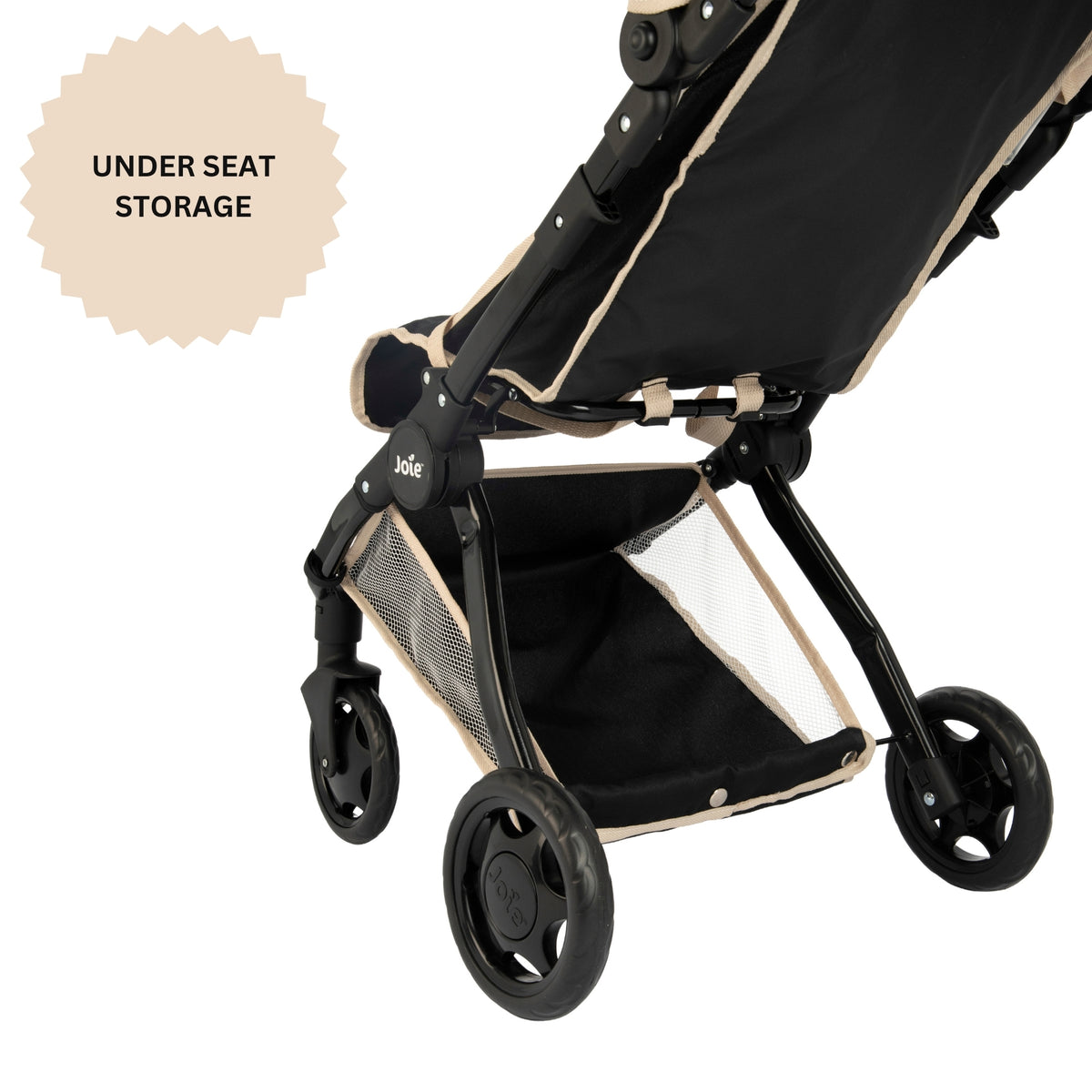 Joie Junior Pact Pram - Stone &amp; Black