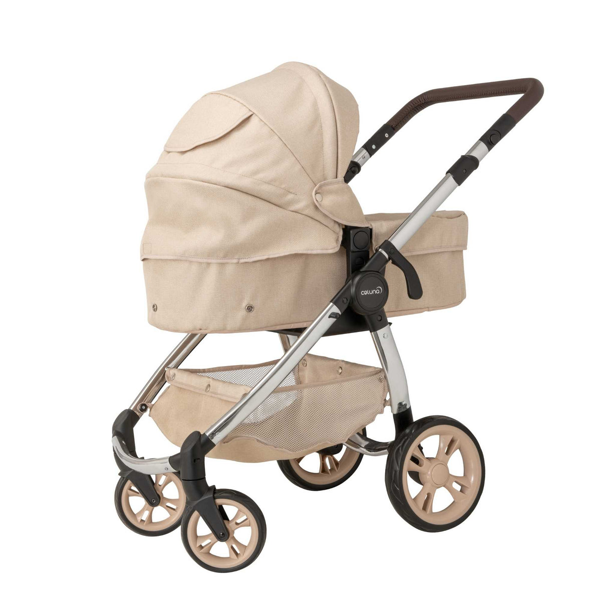 Celuna Premium Vogue Stone Dolls Pram - Two Pram Modes Doll &amp; Action Figure Accessories