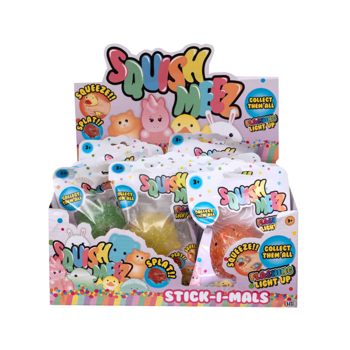 Squish-Meez Squish-I-Mals 24 Pack Fidget Toy Playset