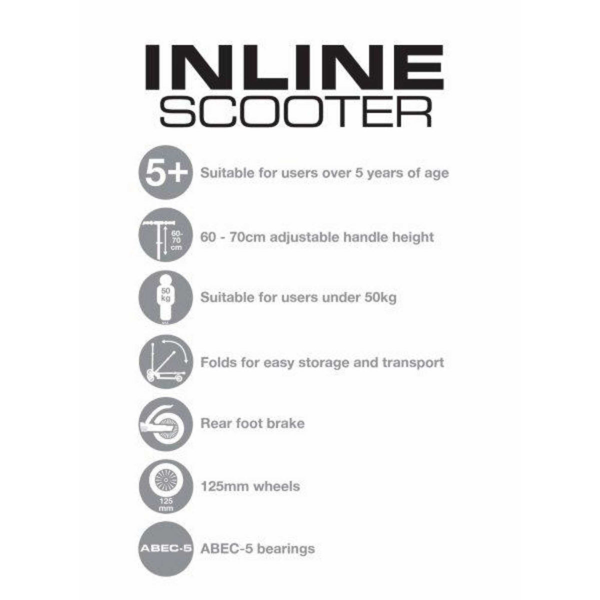 EVO Inline Scooter - Black