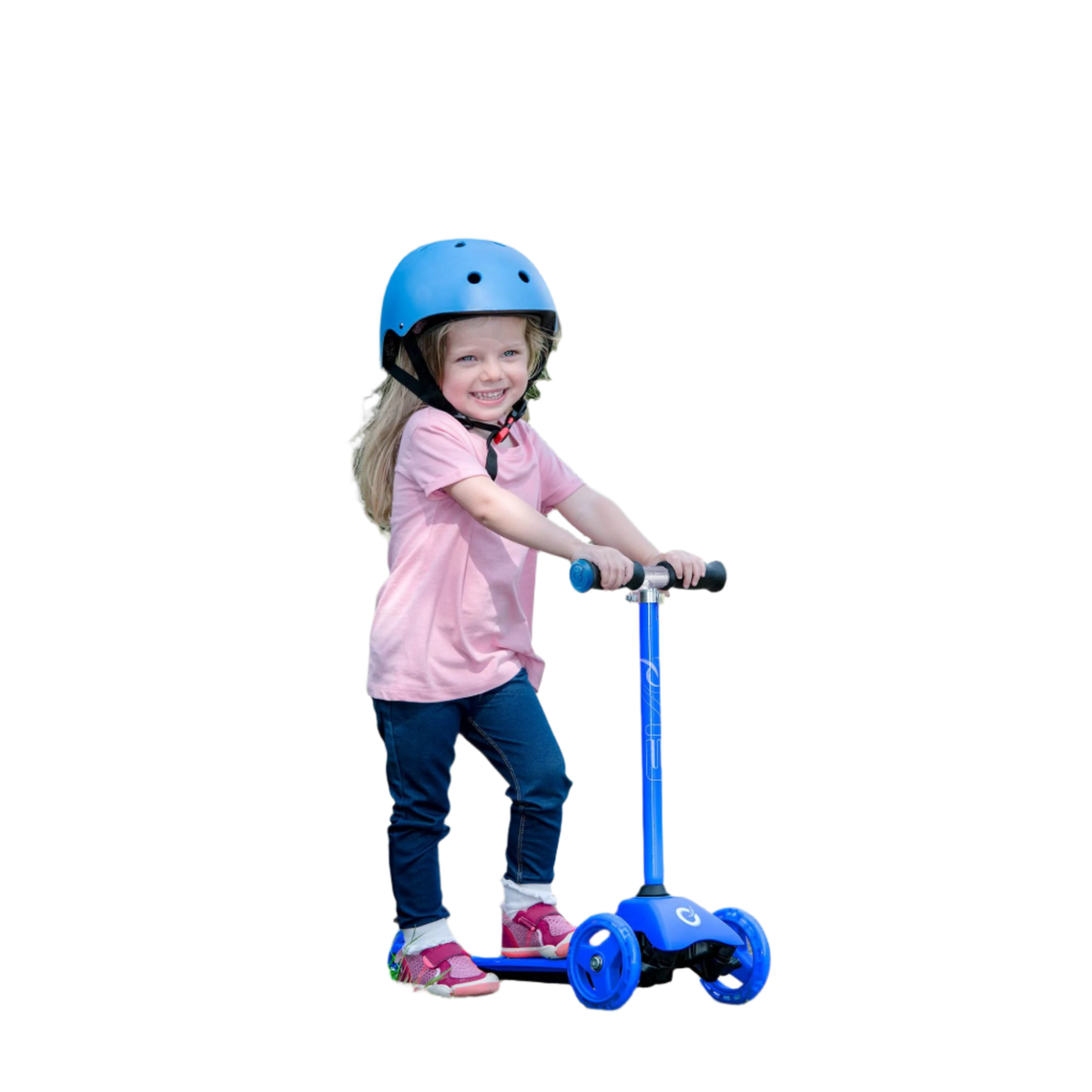 Evo 3-in-1 Cruiser Kinder-Rutscher und Roller, Blau