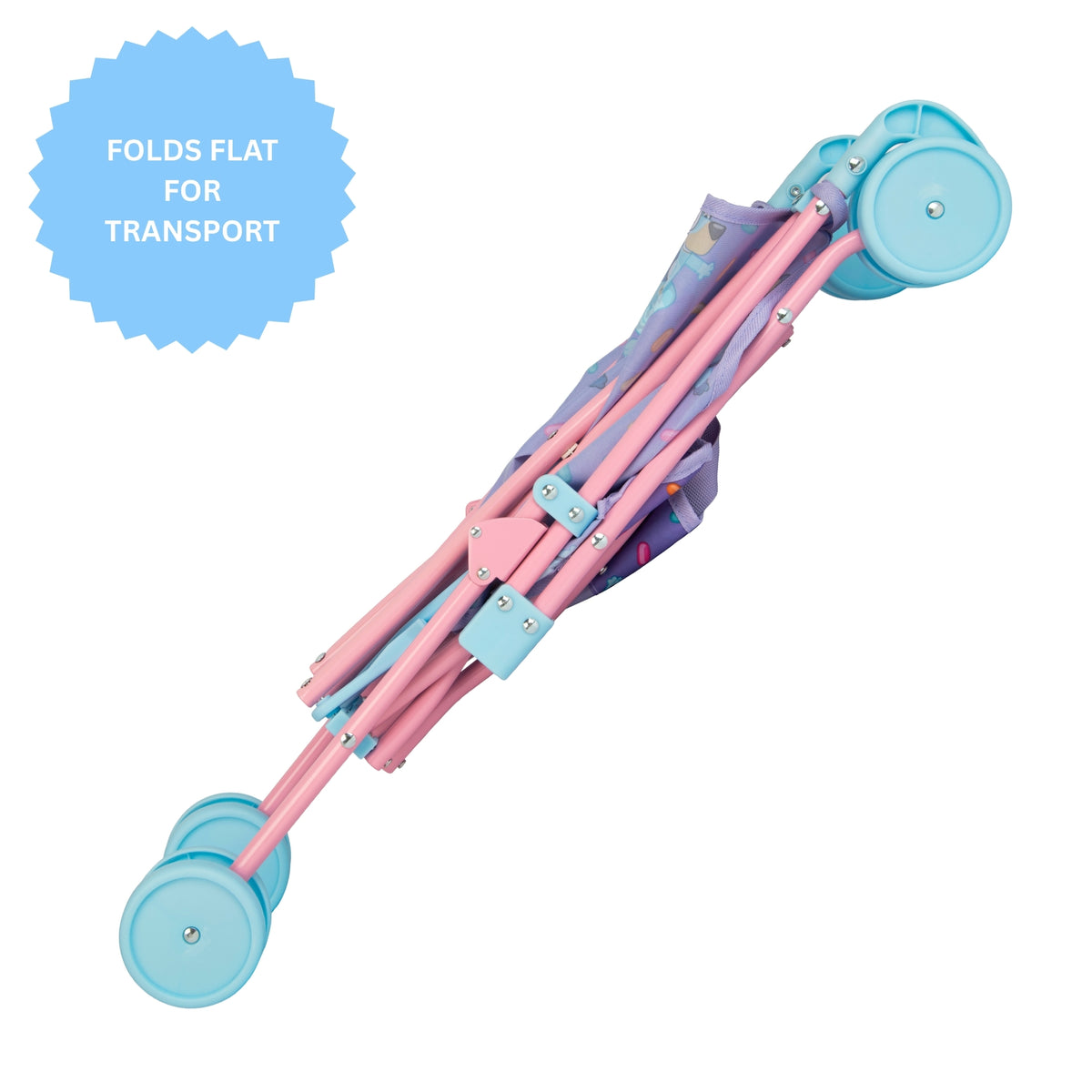 Bluey Twin Dolls Buddy Buggy Prams