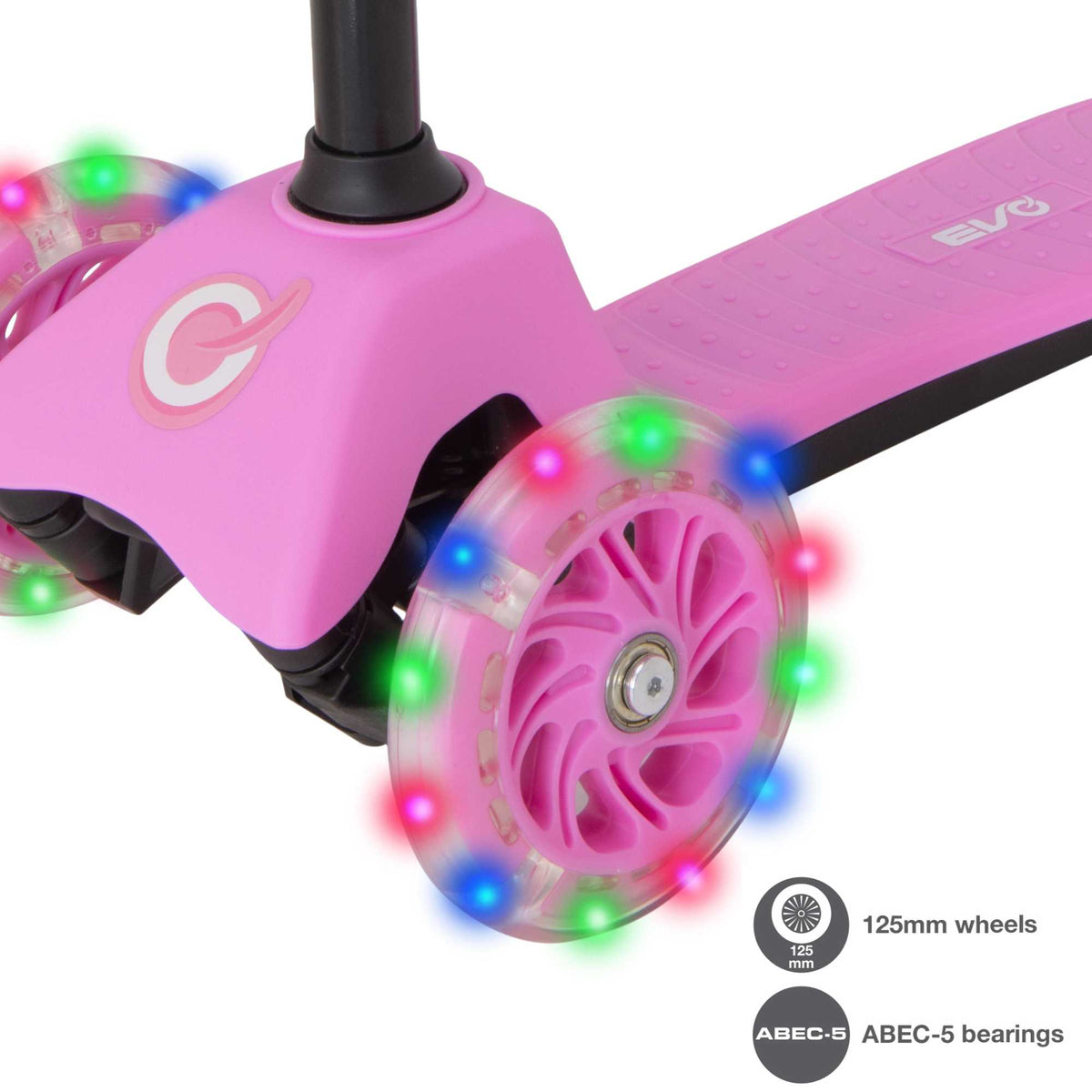 EVO Light Up Mini Cruiser Scooter  - Baby Pink Scooters
