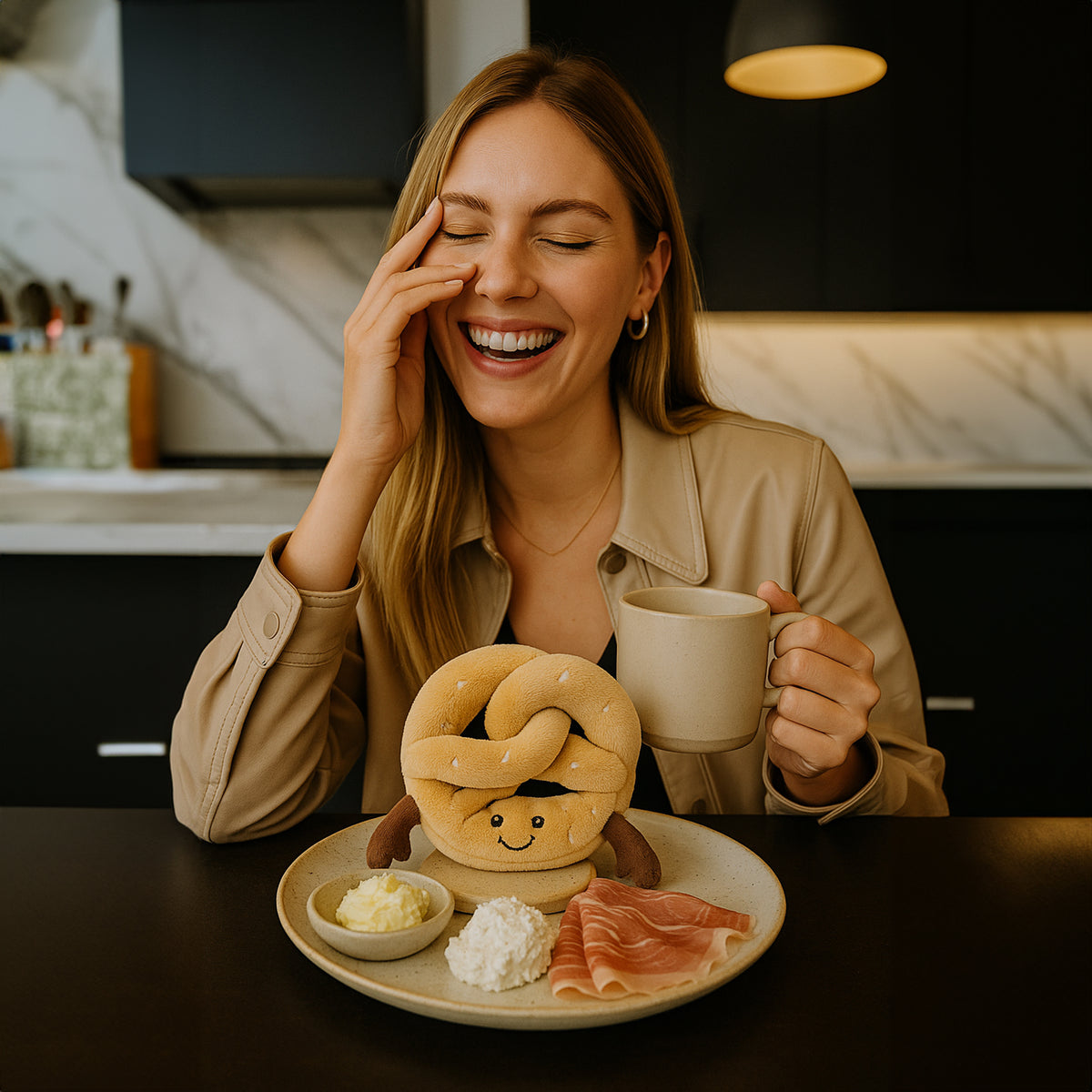 Pierre Pretzel Plush Toy Soft Toys
