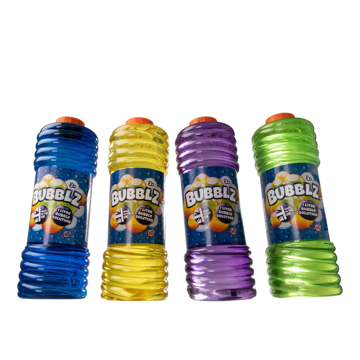 Bubblz 1 Litre Bubble Solution bottle with colorful label, perfect for creating long-lasting, large bubbles for kids and outdoor fun.