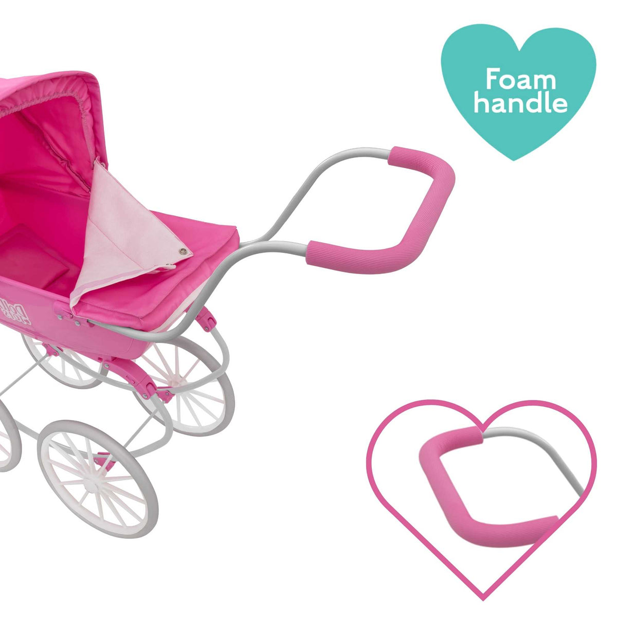 Dolly Tots Traditional Carriage Dolls Pram Prams