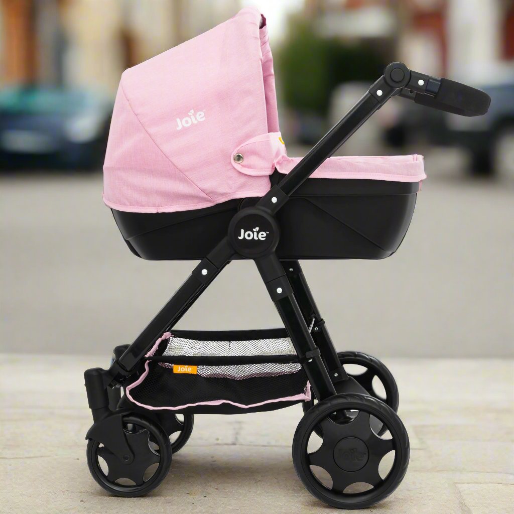 Joie Mytrax Dolls Pram - Pink &amp; Black Prams