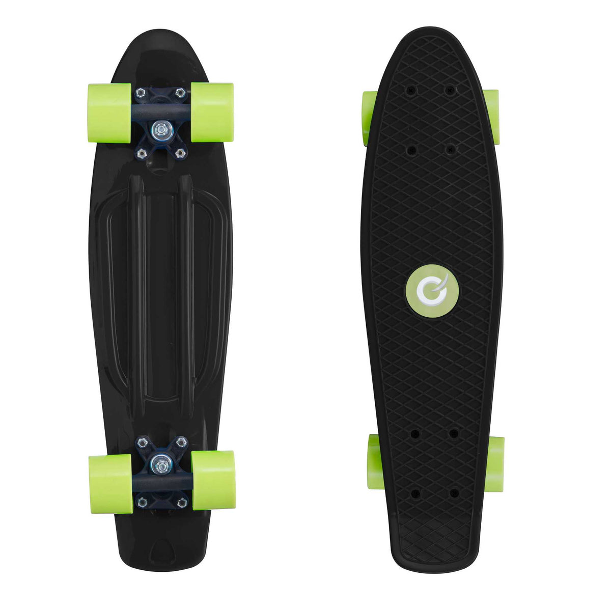 EVO 22&quot; Light Up Penny Board - Black Skateboards