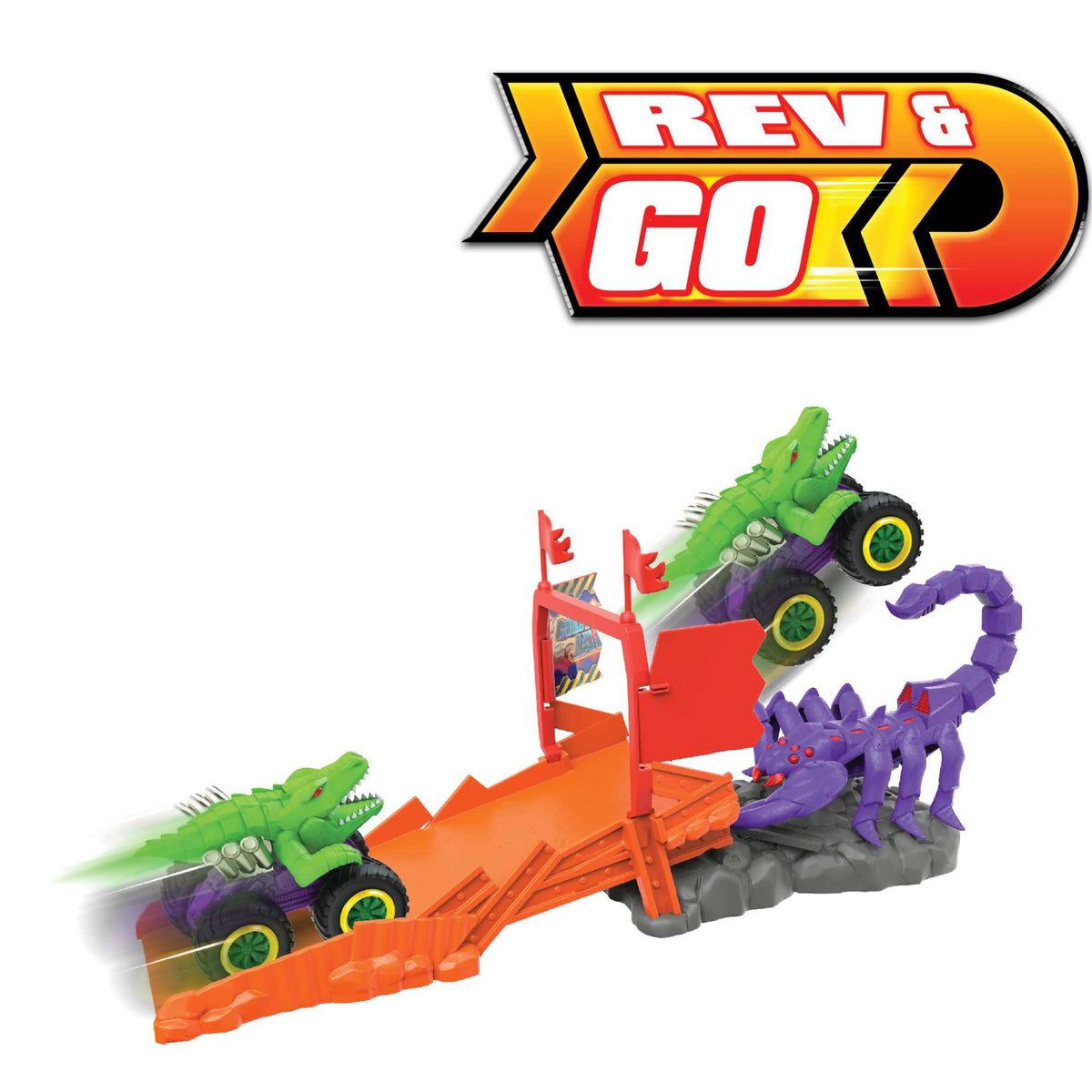 Teamsterz Monster Jaws Scorpion Slam Playset Cars &amp; Transporters