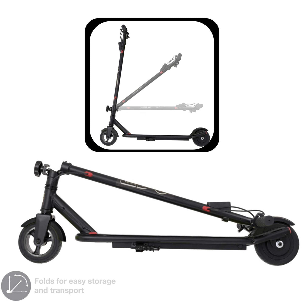 EVO VT3 Lithium E-Scooter - Black Electric Scooters