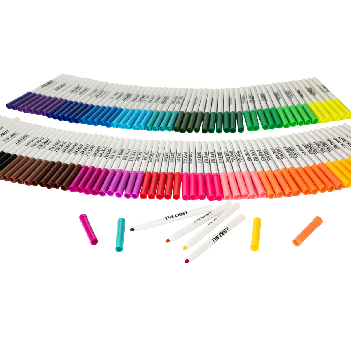 Fun Craft 120 Coloured Felt Tips