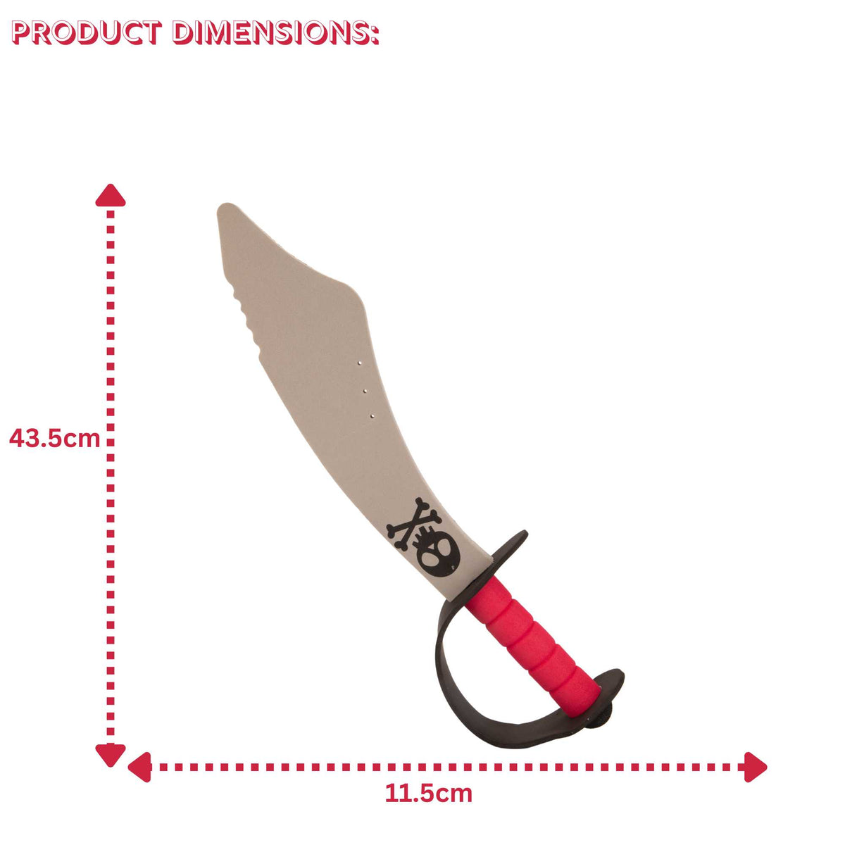 Pirates Foam Cutlass - 2 Pack Pirate Swords Fancy Dress