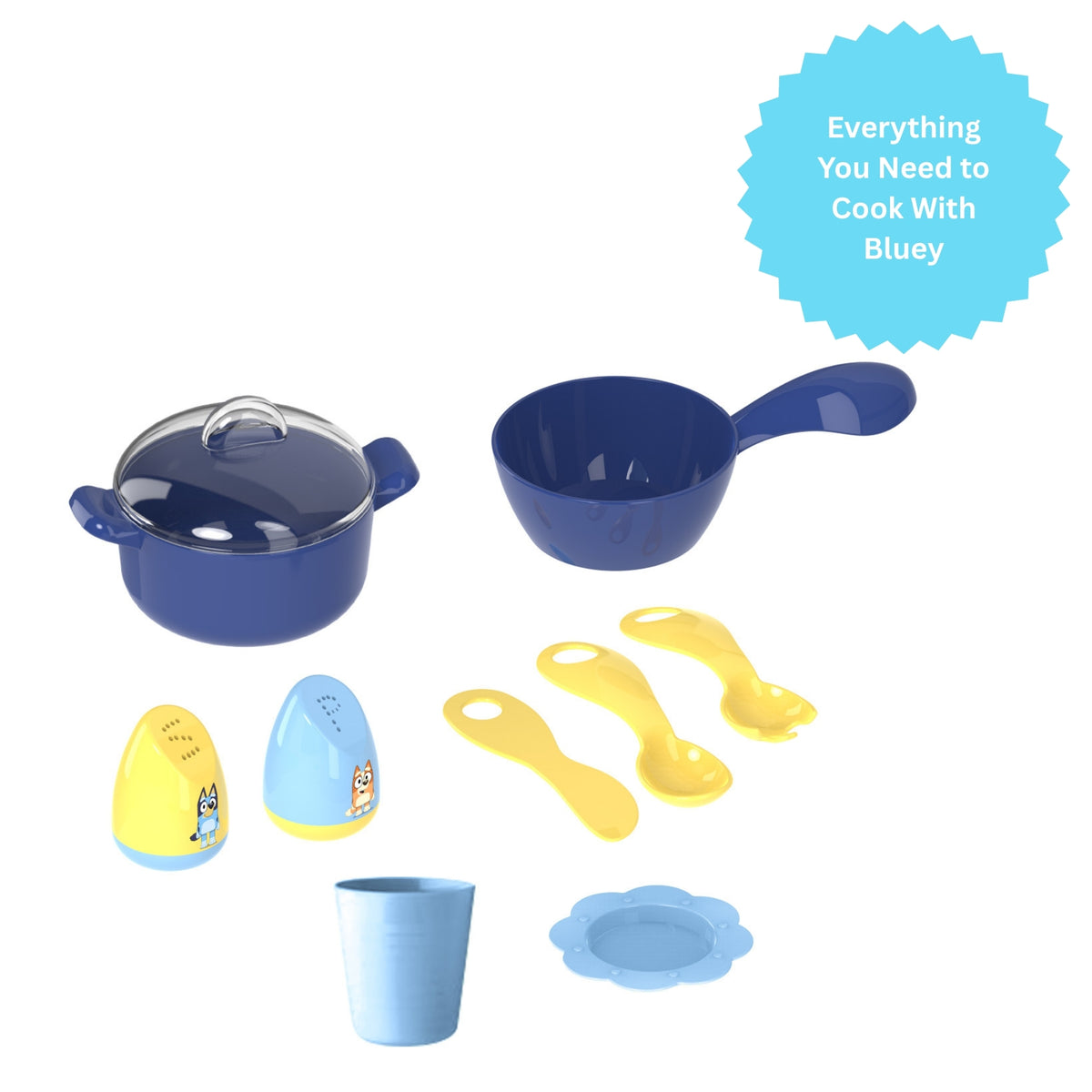 Bluey Kitchen Playset - 19+ Accessories