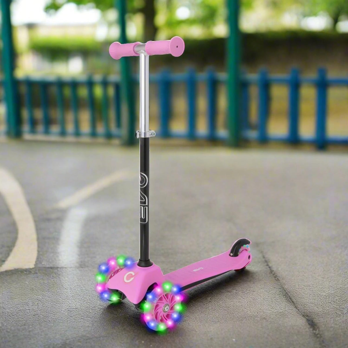 EVO Light Up Mini Cruiser Scooter  - Baby Pink