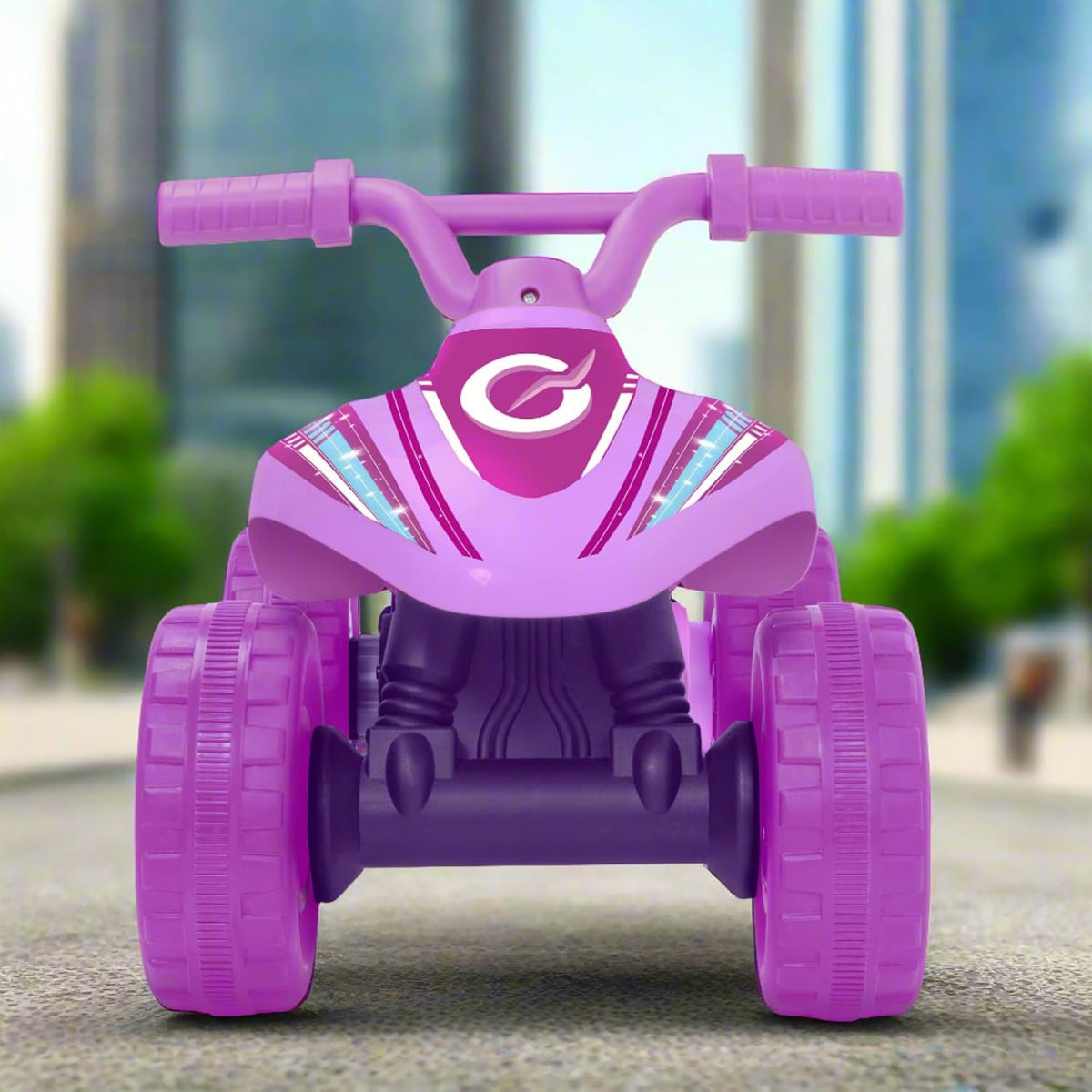 Evo 6V Kids Electric Ride On | Pink Shimmer Mini Quad
