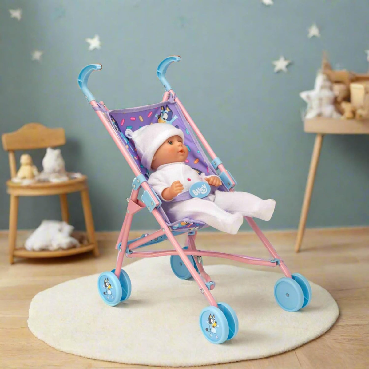 Bluey Junior Dolls Stroller Pushchairs
