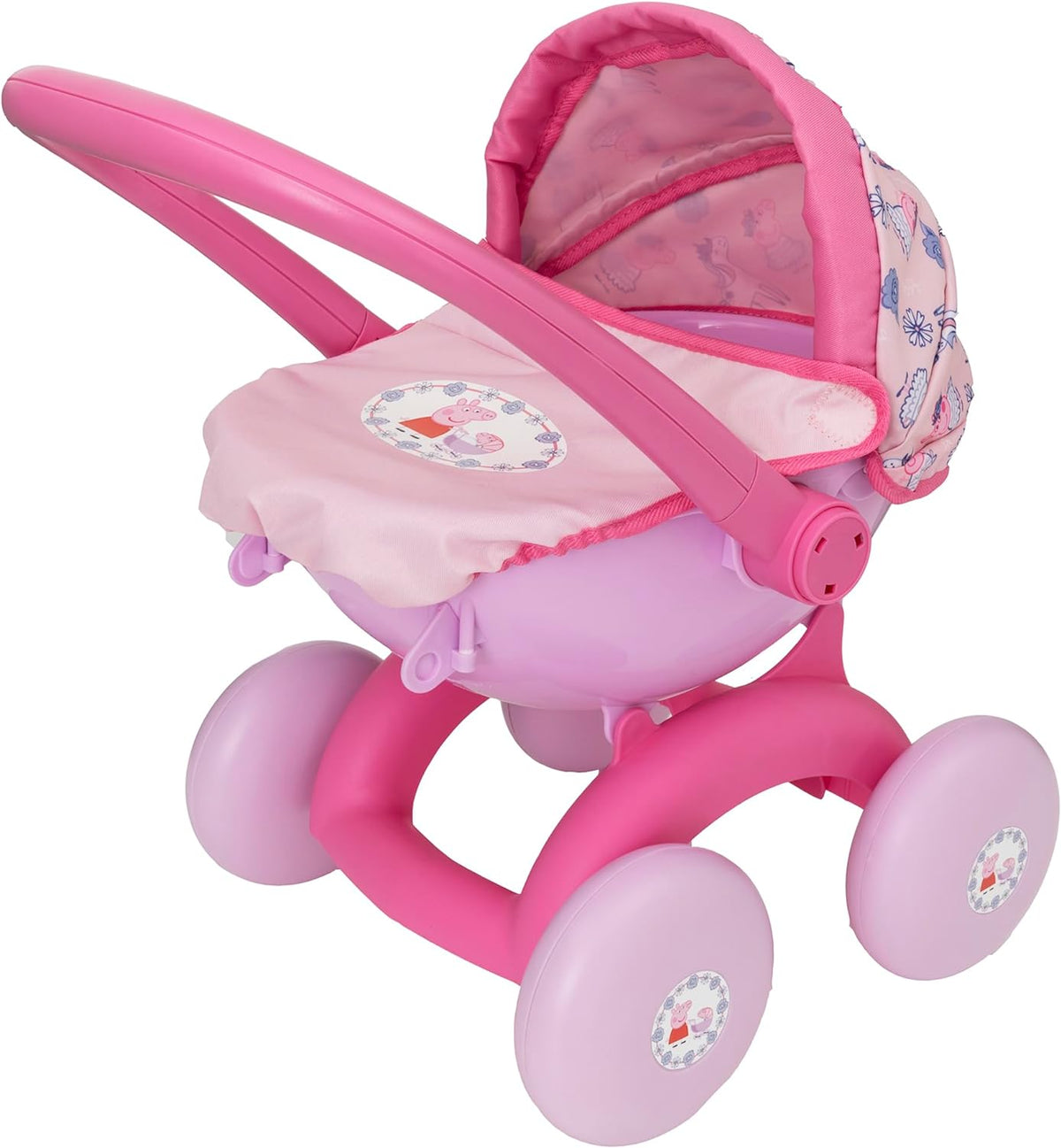 Peppa Pig 4 in 1 My First Dolls Pram - Pink