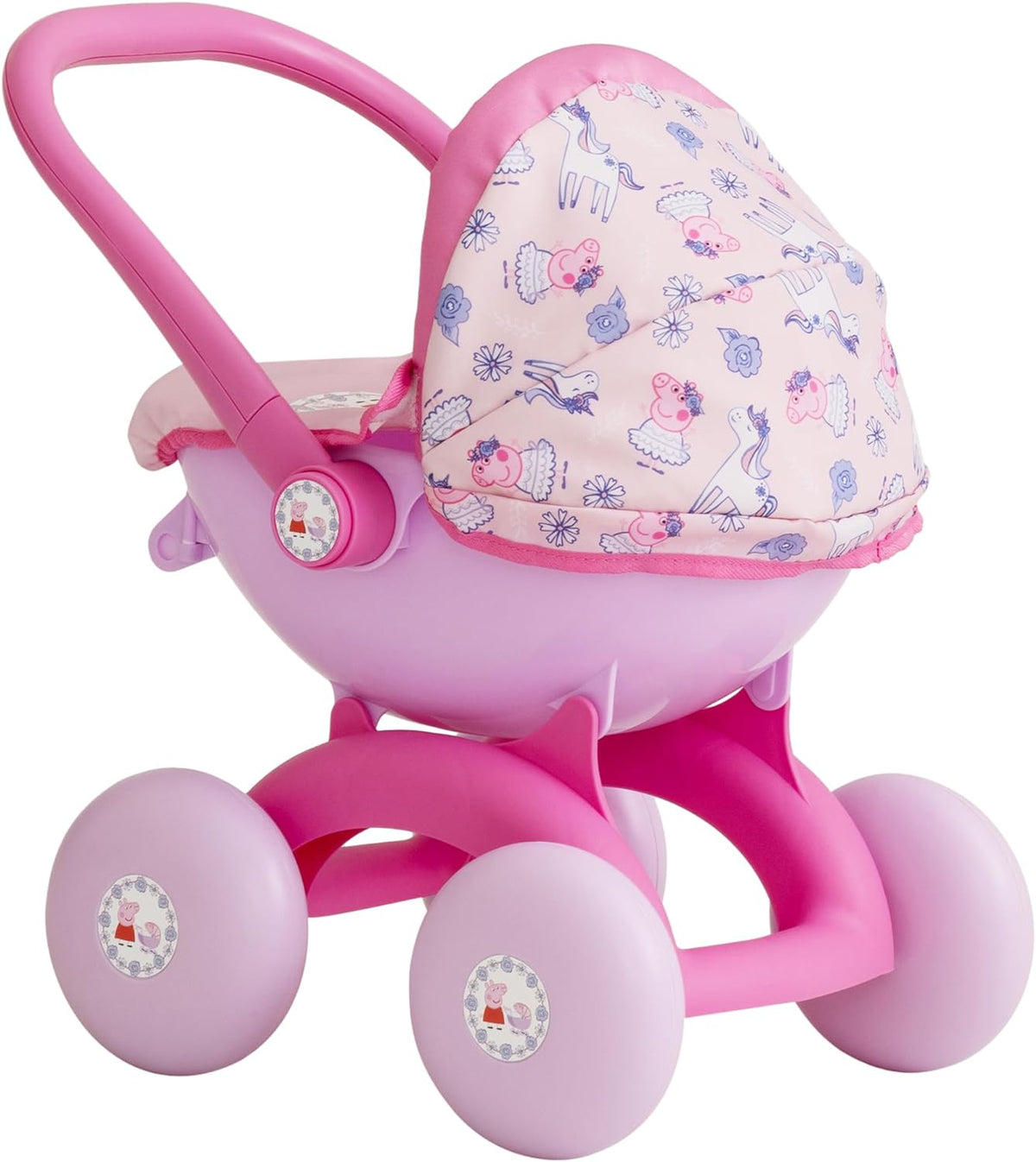 Peppa Pig 4 in 1 My First Dolls Pram - Pink Prams