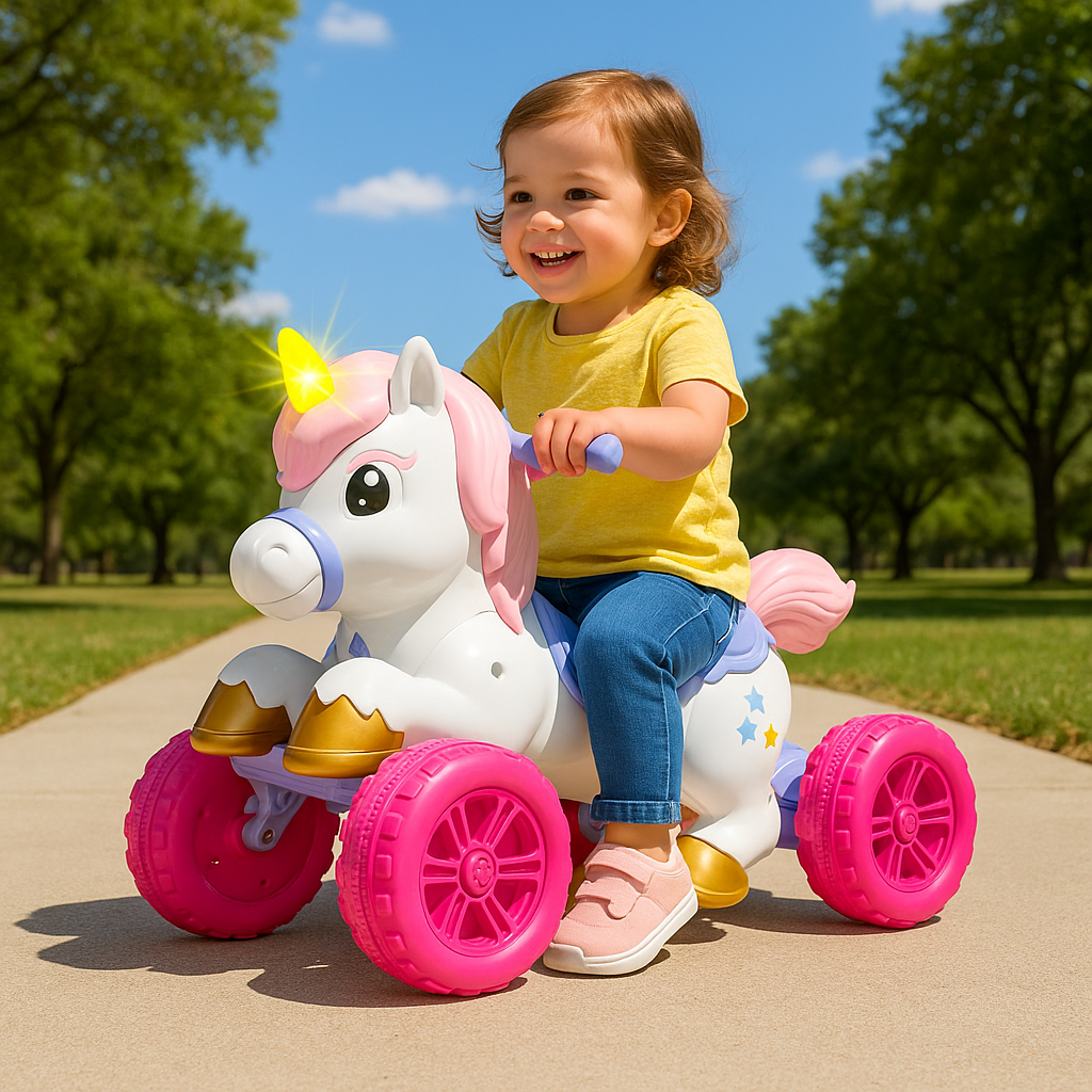 ATOM Quad Bike Ride-On - Unicorn