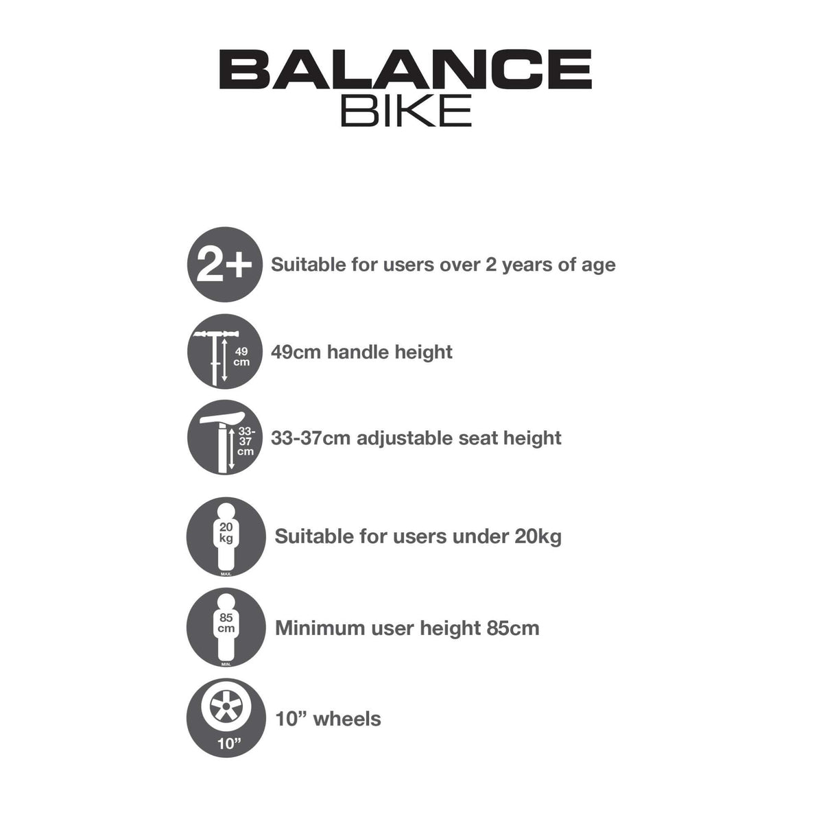Evo 10&quot; Balance Bike - Pink Balance Bike