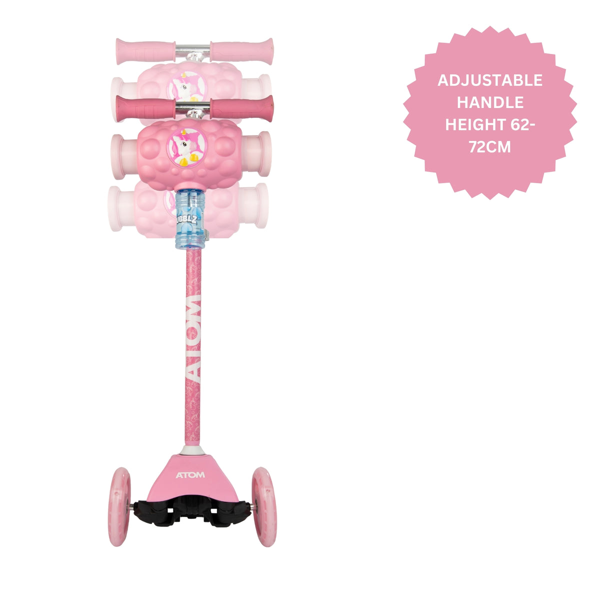 ATOM Childrens Bubble Cruiser Scooter - Unicorn Scooters