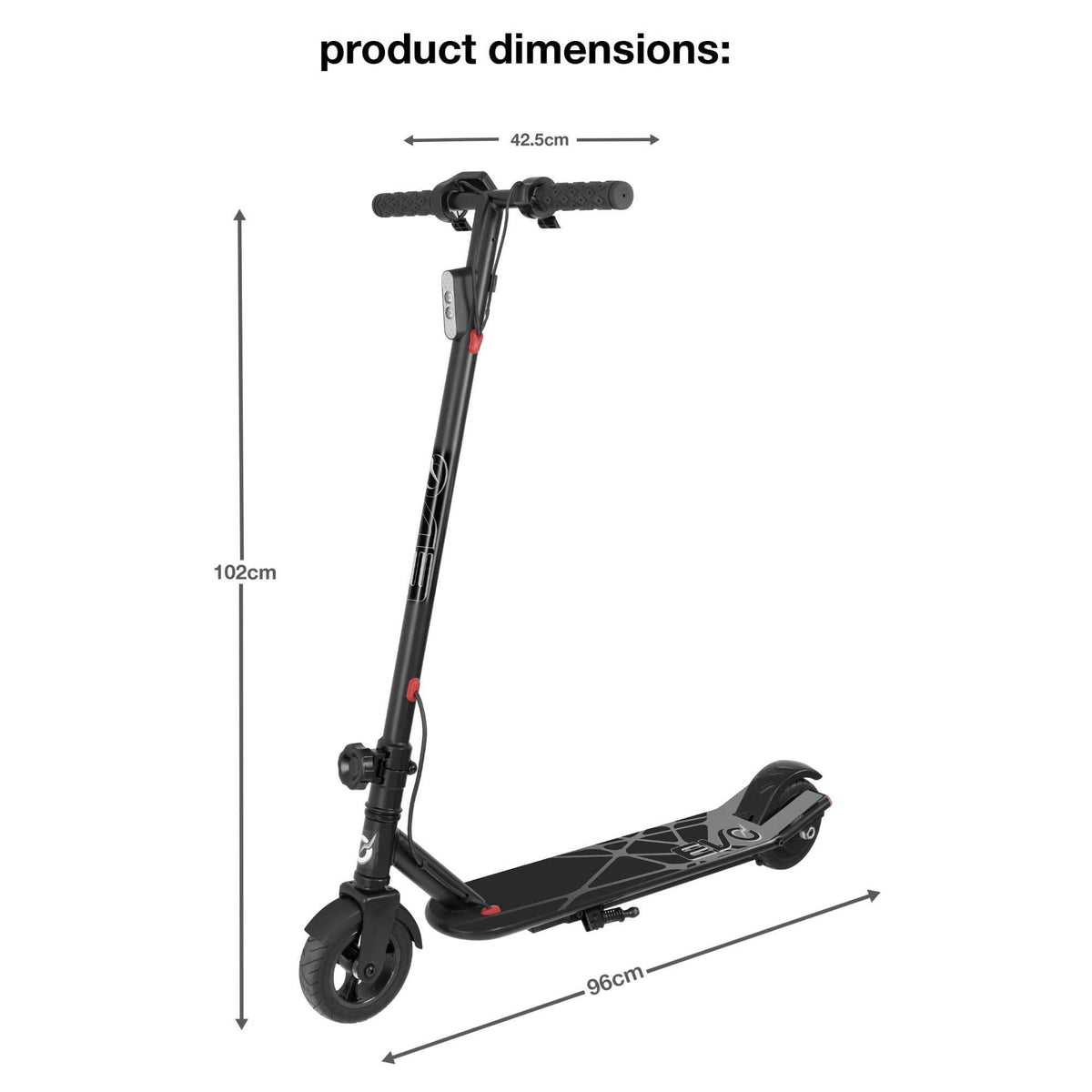 EVO VT3 Lithium E-Scooter - Black