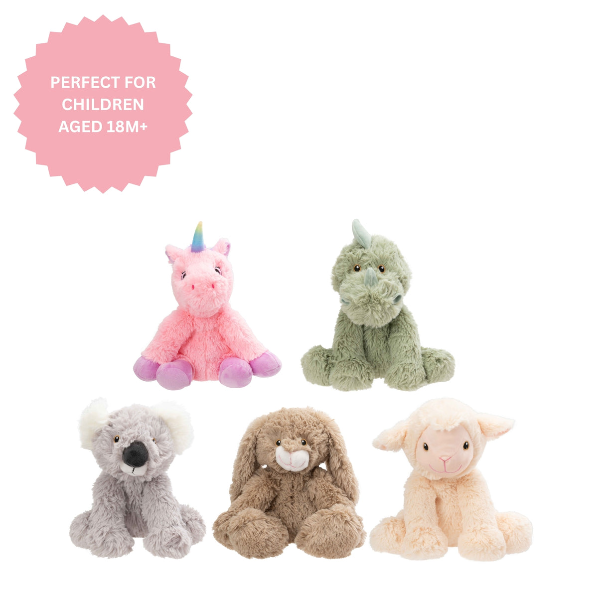 Bella &amp; Bee Soft Plush Teddy - Unicorn