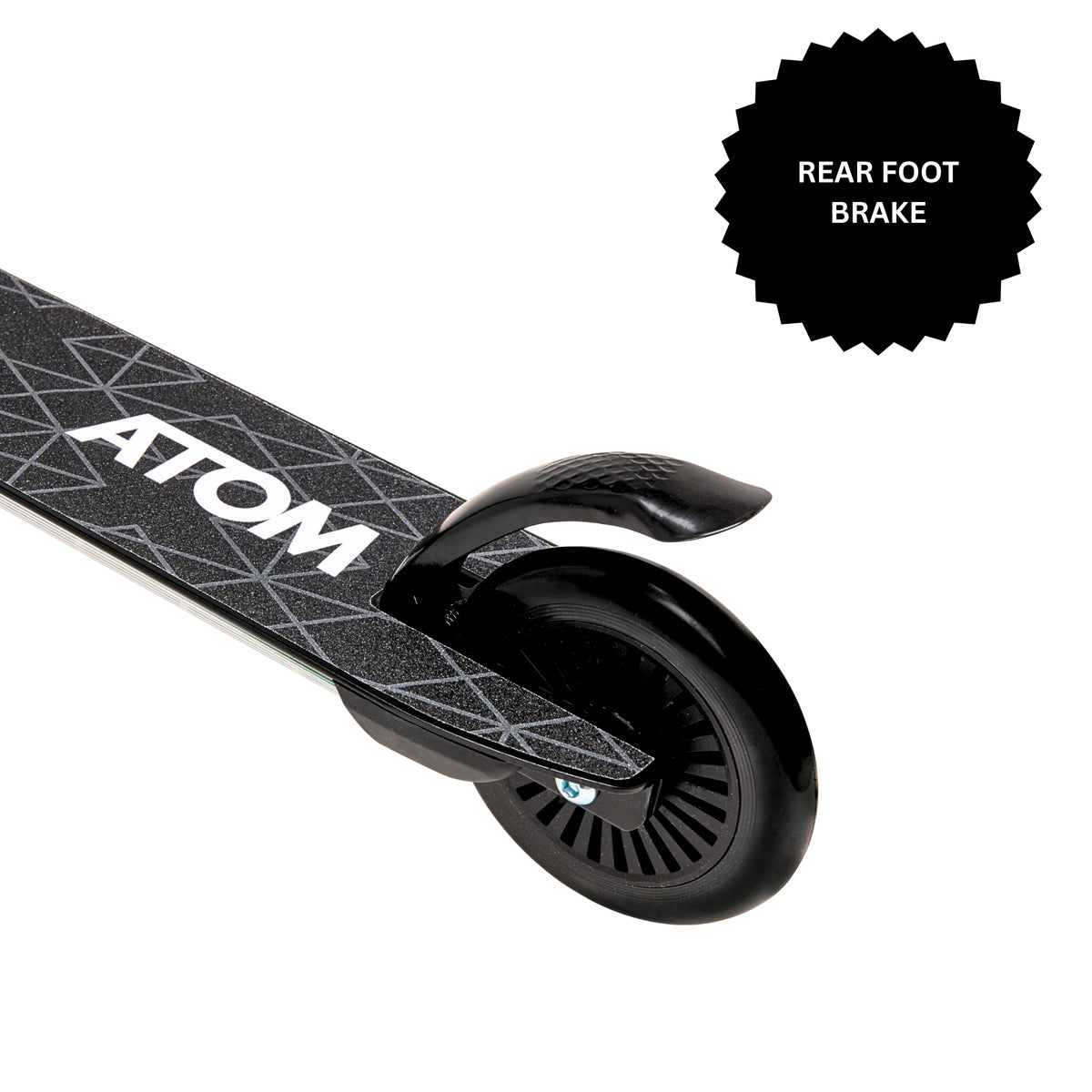 ATOM Light-Up Night Flash Scooter - Black Scooters