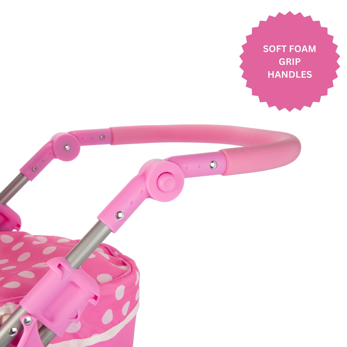Dolly Tots Cherish Pram - Pink