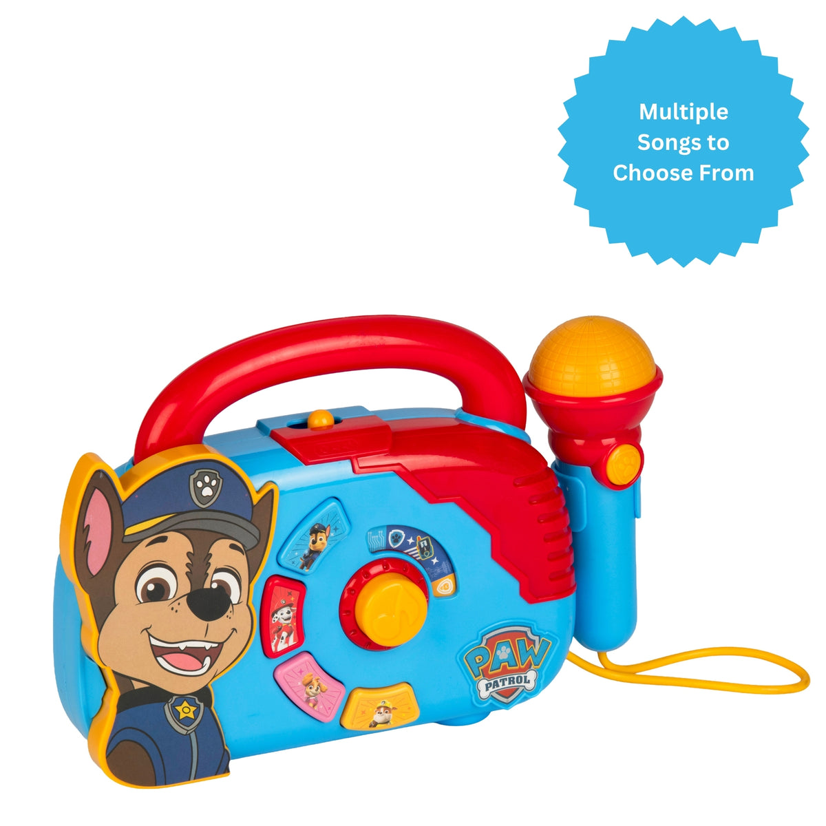 Paw Patrol Boombox &amp; Microphone - Chase