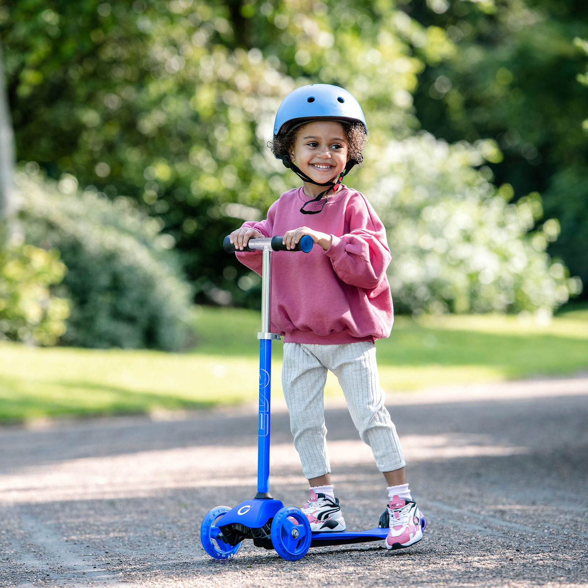 EVO 3 in 1 Cruiser Toddler Ride On &amp; Scooter - Blue Scooters