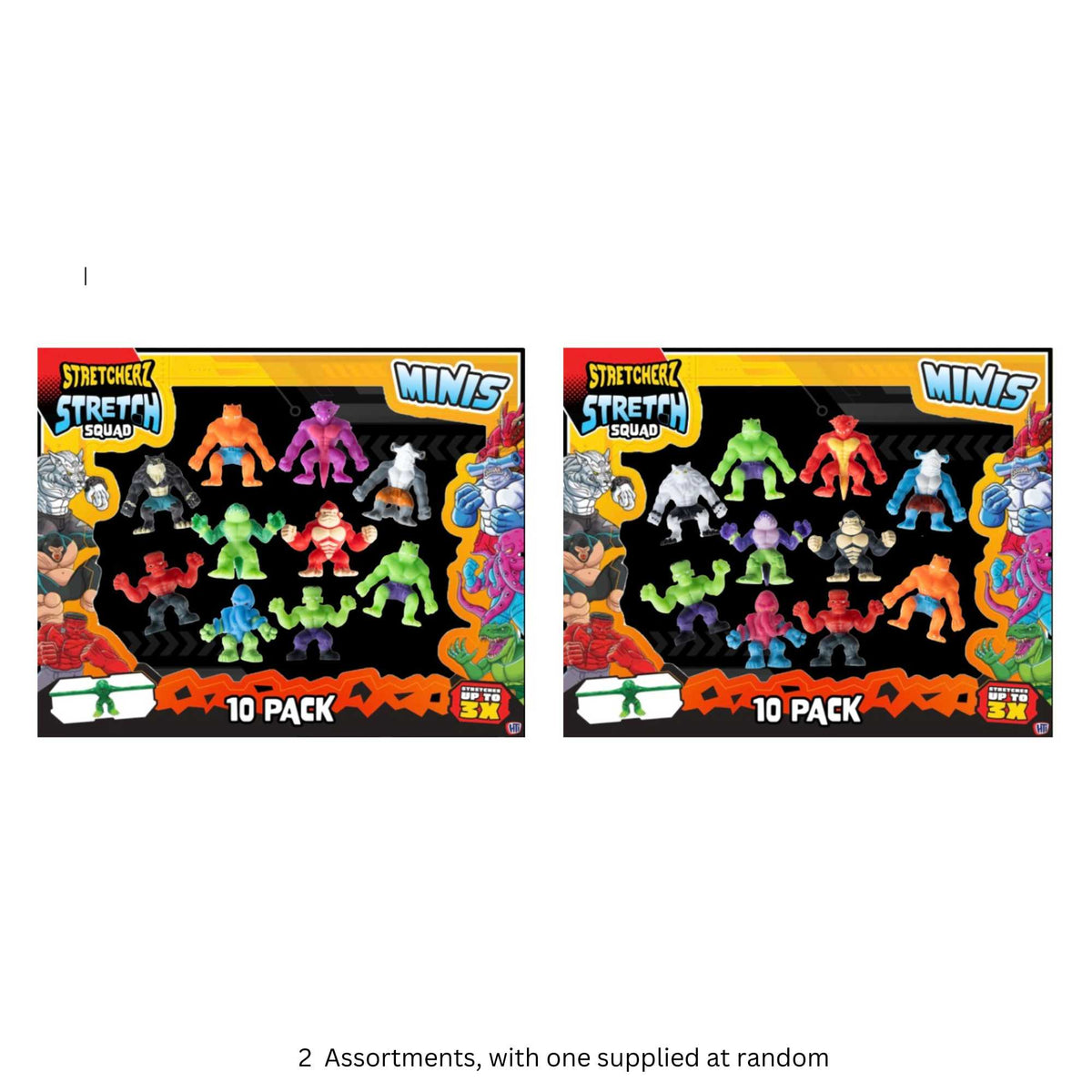 Stretcherz Minis Stretch Squad - 10 Pack Sensory Toys