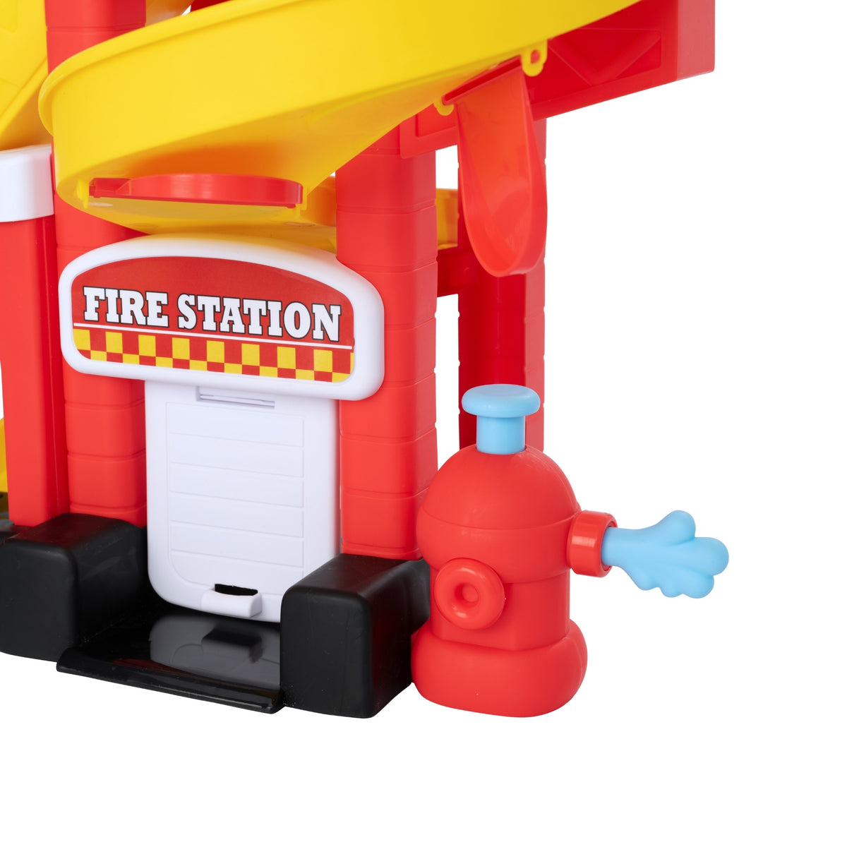 Tiny Teamsterz Beep &amp; Go Fire Station HQ - Includes 1 Fire Engine