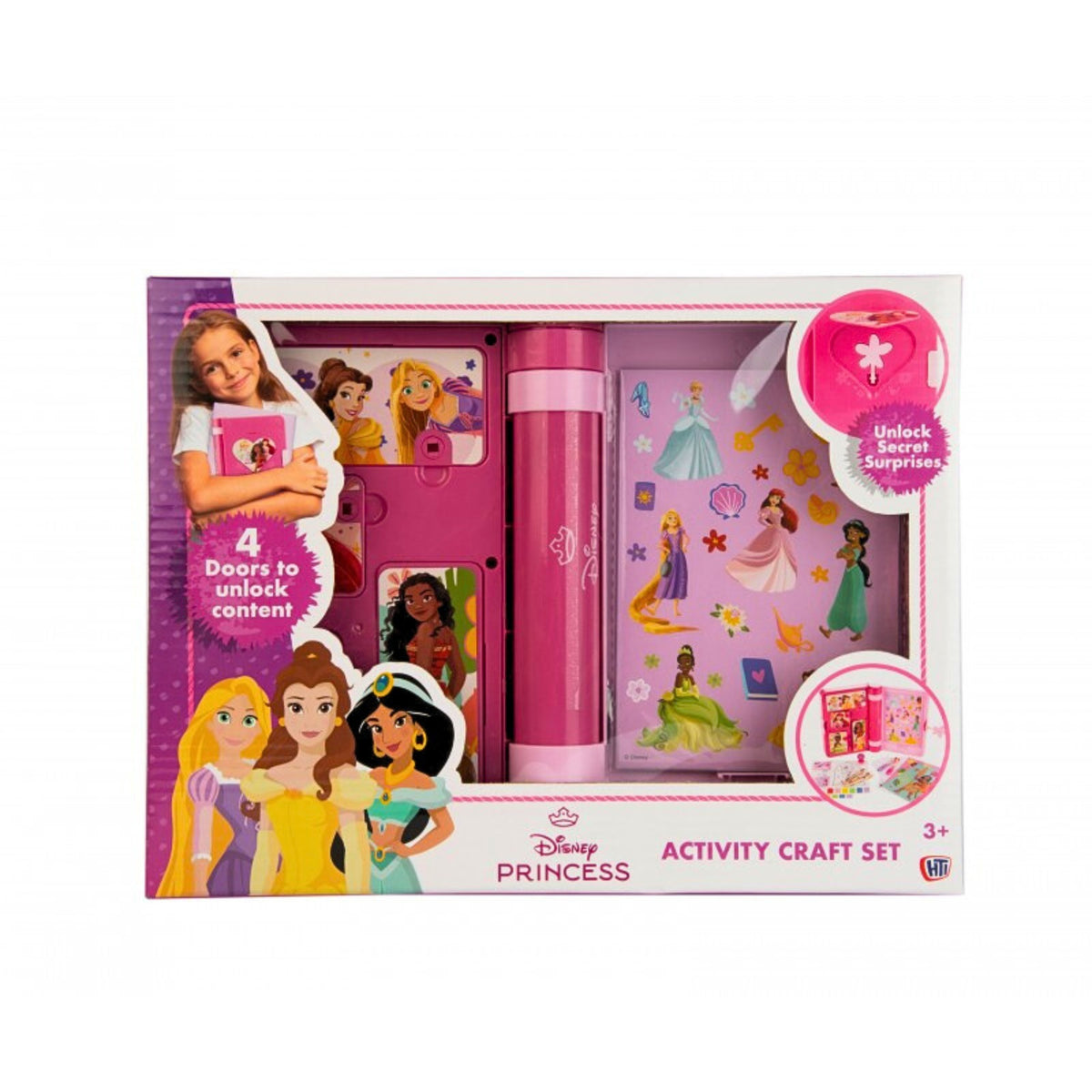 Disney Princess Activity Craft Set for Girls – 30+ Accessories Surprise Arts & Crafts Kit