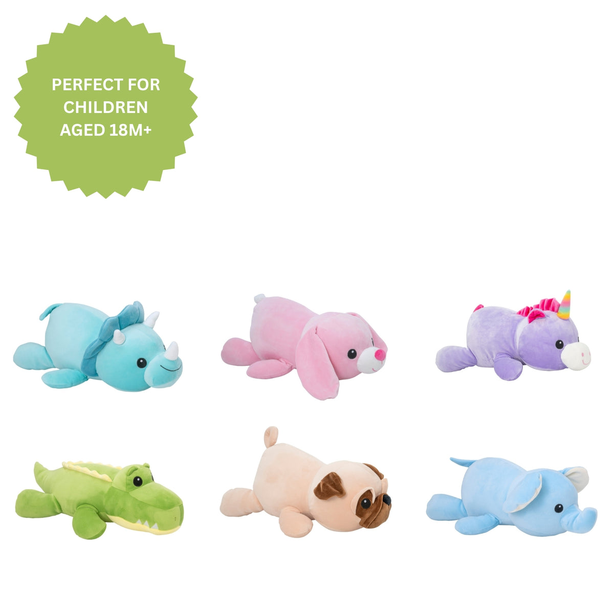 Cosy Cuddles Animal Plush Cushion - Crocodile