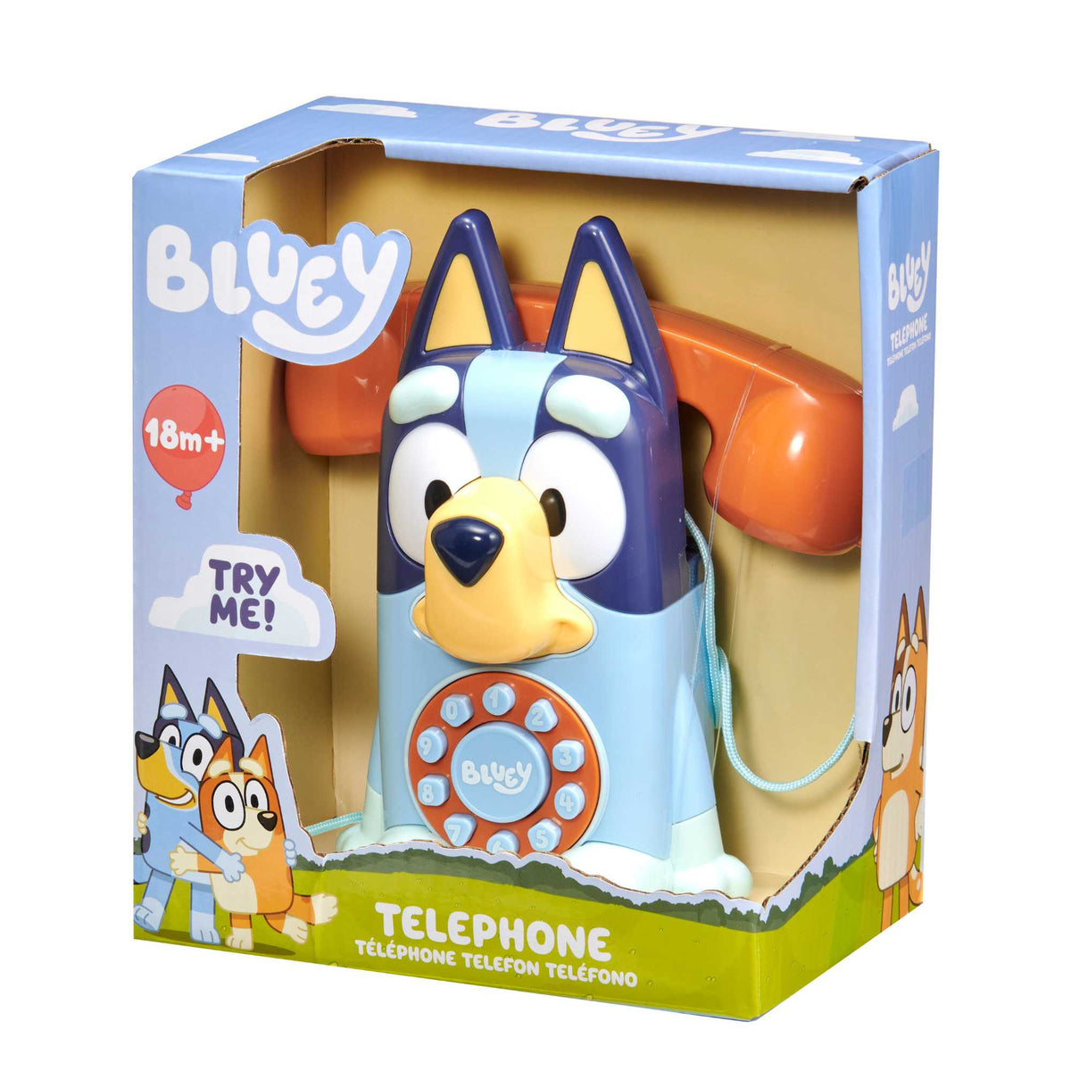 Bluey Jogger Dolls Pram + Bluey Interactive Telephone Bundle
