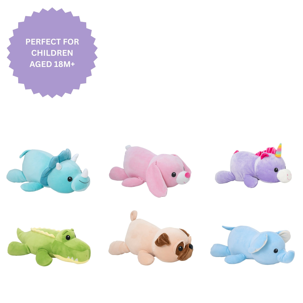 Cosy Cuddles Animal Plush Cushion - Unicorn