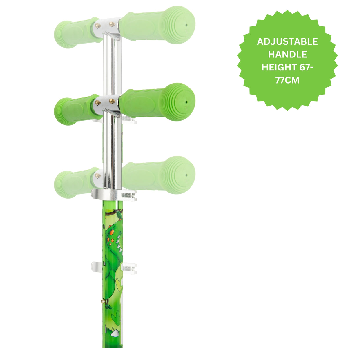 ATOM Light Up Inline Childrens Scooter - Dinosaur