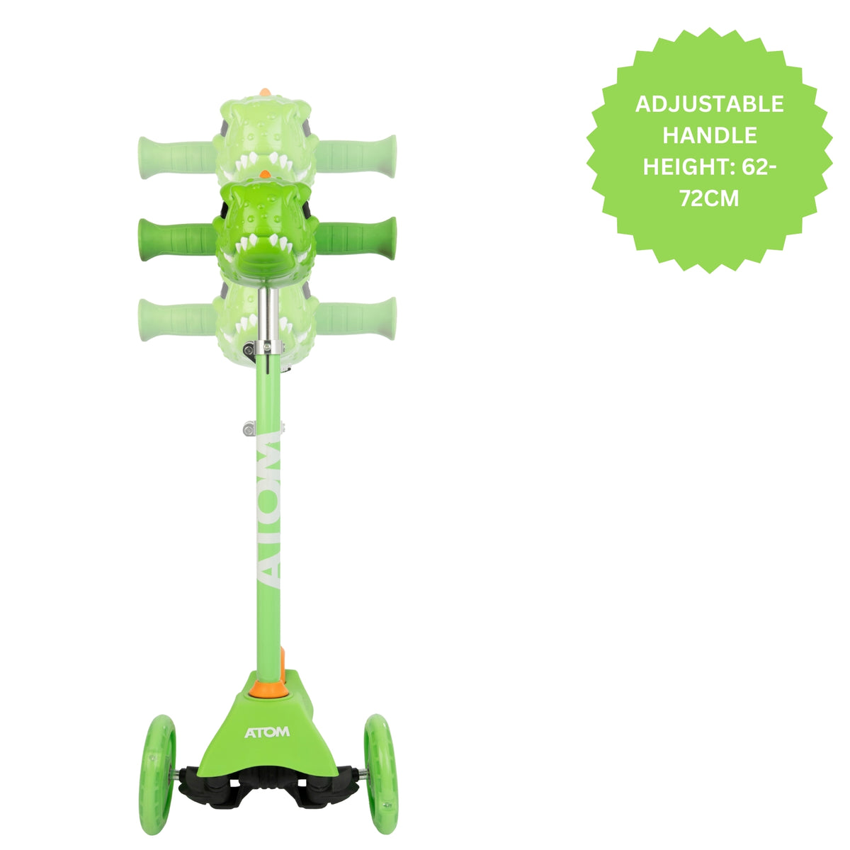 ATOM Light Up Mini Cruiser Scooter - Dinosaur Scooters