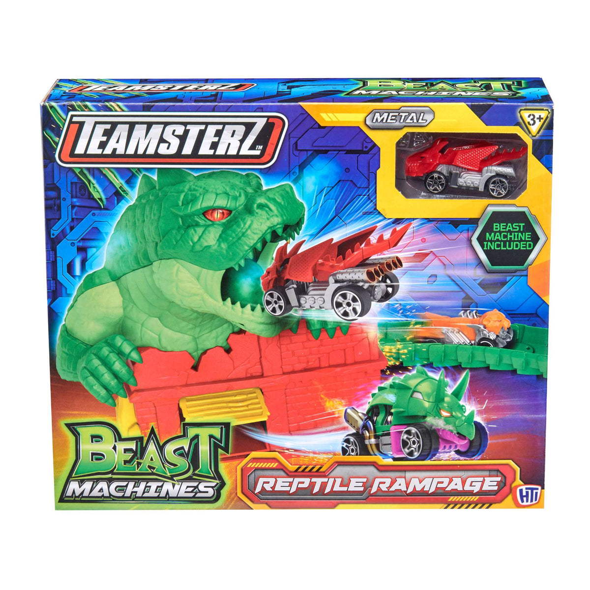 Teamsterz Reptile Rampage Car Launcher | Includes Beast Machine Car Cars &amp; Transporters