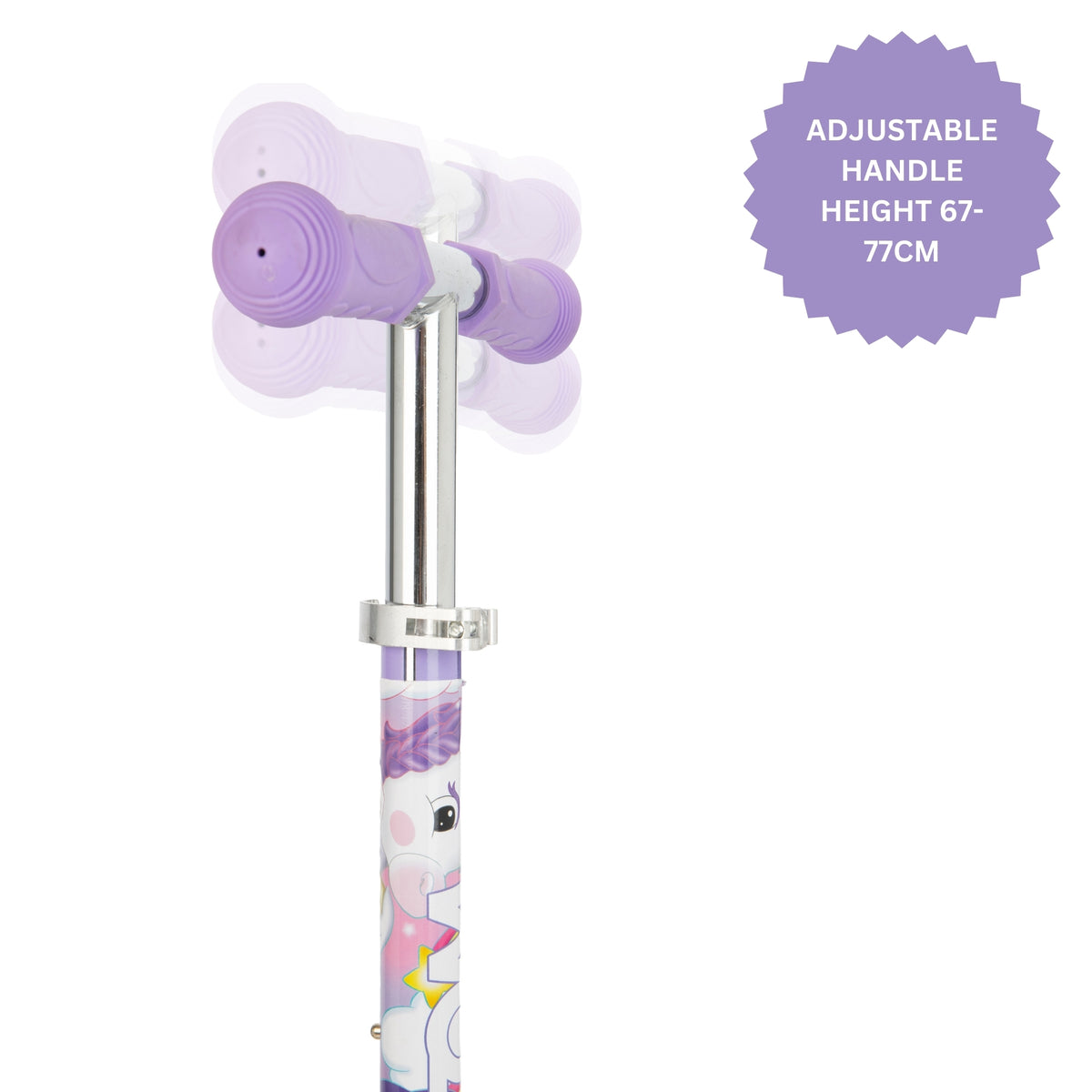 ATOM Light Up Inline Childrens Scooter - Unicorn Scooters