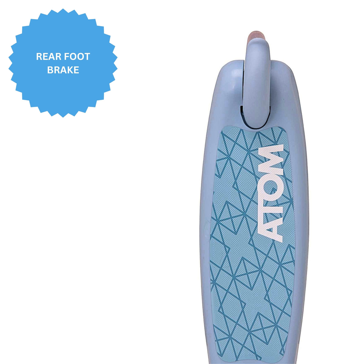 ATOM Light-Up Move &#39;N&#39; Groove Scooter in Blue – 3-Wheel Kids Scooter with LED Flashing Deck and Wheels for Ages 3+.