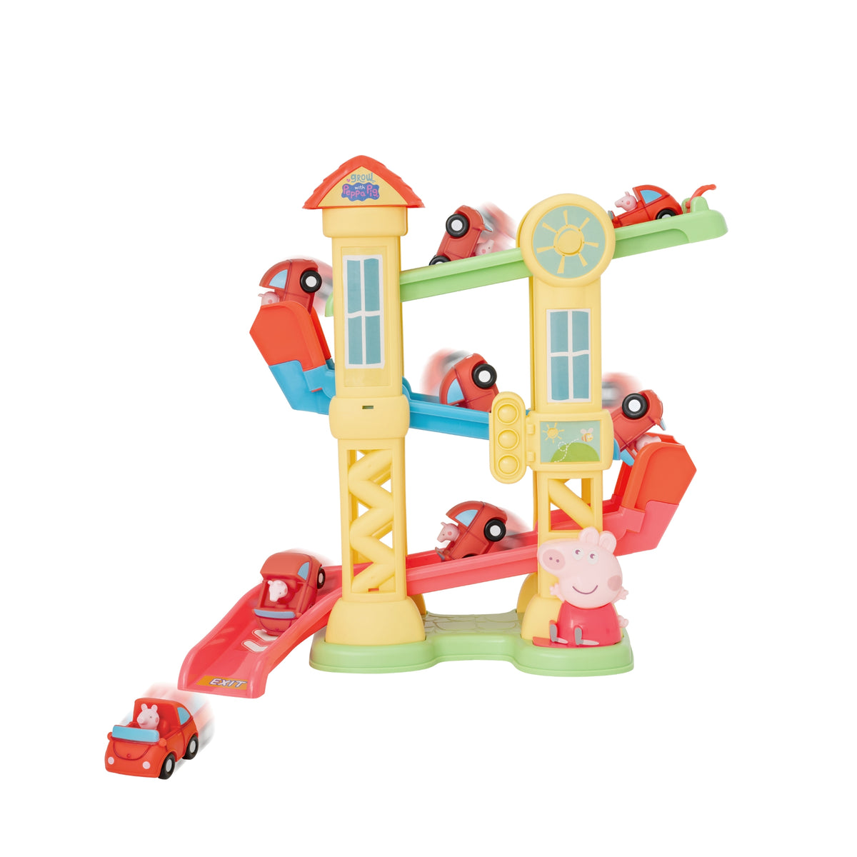 Peppa Pig Tumbling Tower - Includes 1 Car